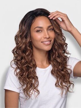 Human Hair Natural Light Brown lace wig pre cut